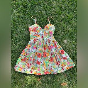 Floral mini dress